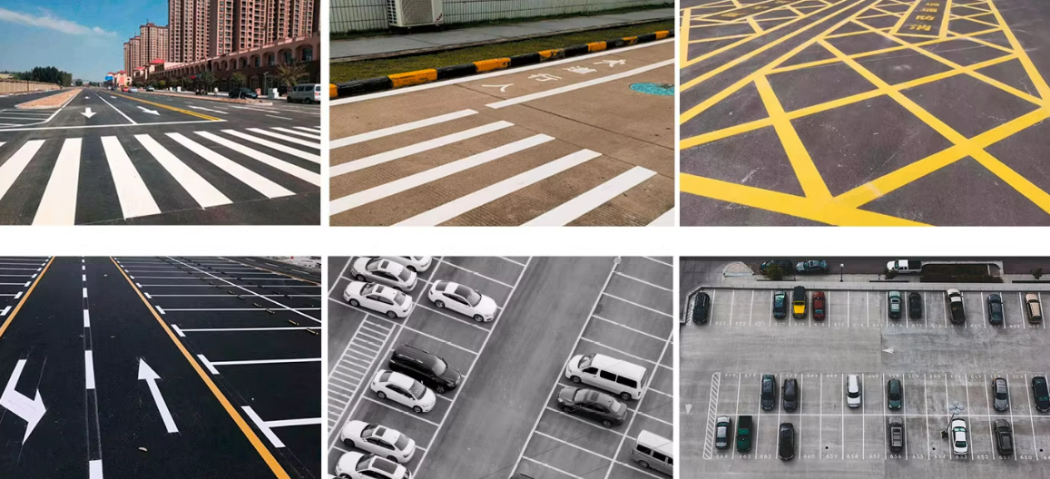 适用于城市道路、停车场划线